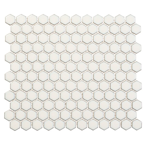 Andova Tiles Alpin-Lux 1 in. x 1 in. Porcelain Honeycomb Mosaic Wall and Floor Tile Andova Tiles - main